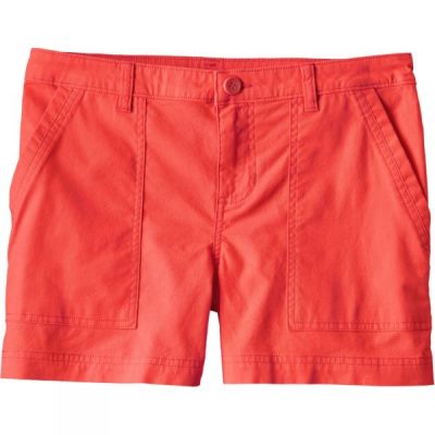 Pantalones Cortos Patagonia Stretch All-Wear 4" Mujer Coral - Chile IJT298370